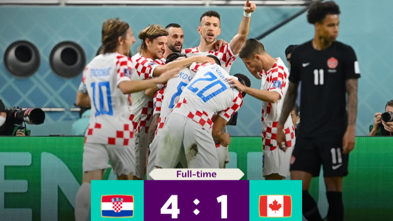 FIFA World Cup 2022: Croatia Eliminate Canada After 1-4 Defeat