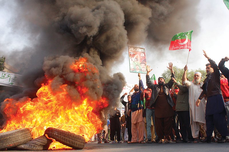 PTI Workers Booked