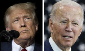 US president Joe Biden and former president Donald Trump