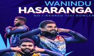 Wanindu Hasaranga has regained the No.1 spot