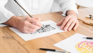 calligraphic
