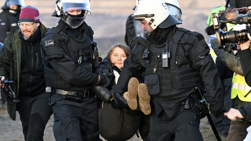 Climate Activist Greta Thunberg Arrested in Germany