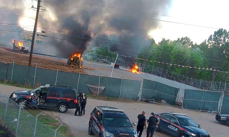 Cop city, Cop, Charges, Planned, Training, Site, Atlanta, Georgia, US