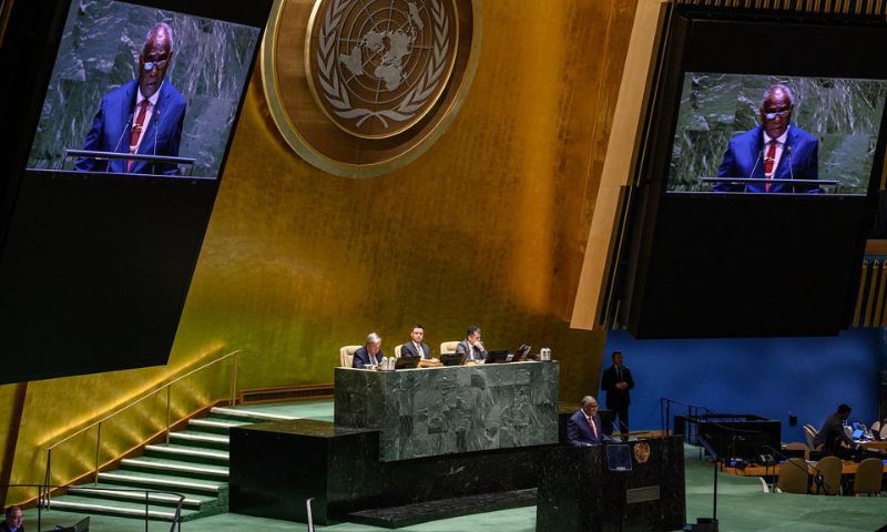 climate change, UN, United Nations, Resolution, Justice, General Assembly. Message, challenge, students, NEW YORK
