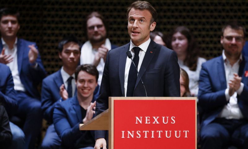 Macron, Dutch, Visit, French, Protesters, Democracy, Emmanuel Macron