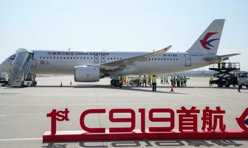 China, Commercial flight