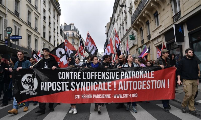 France, Paris, Rallies, Emmanuel Macron, Reform, Pension, Law, Rain, Government