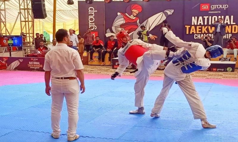 games, Army, show, Pakistan, gold, silver, bronze, position, WAPDA, HEC, Khyber Pakhtunkhwa, Punjab, Taekwondo, army