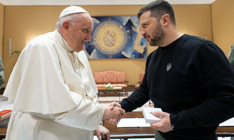 Volodymyr Zelenskiy, Ukraine, Pope Francis, Kyiv's peace plan
