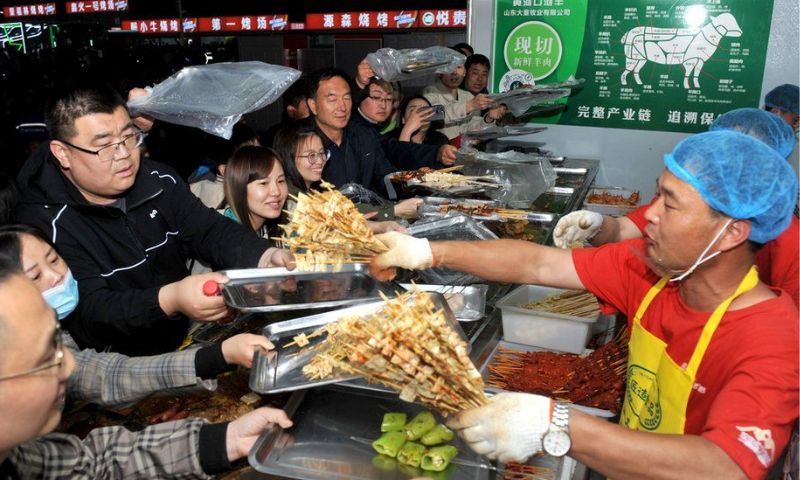 Barbecue, Chinese, industrial, city