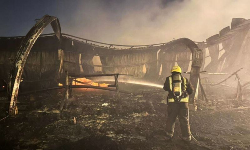 fire, Jeddah, market, tweet, operation, media, prices
