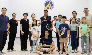 Shahid Zaman, Chinese, Pakistan, Squash, School, Business, USA, PSF, Support