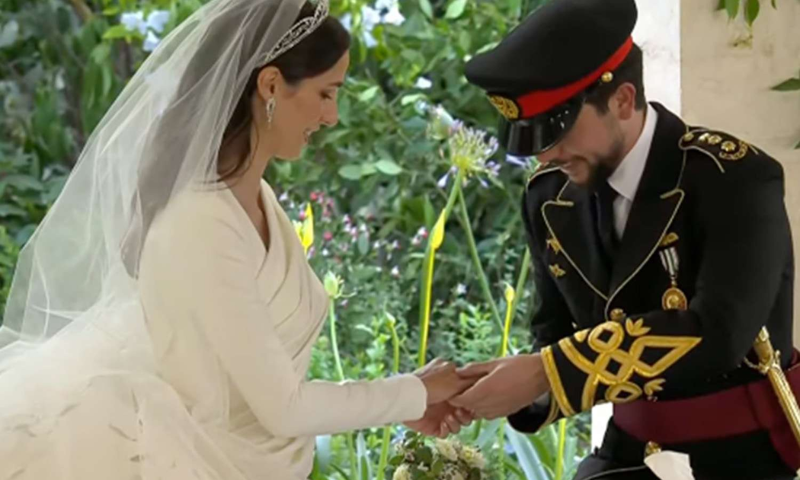 Jordan's Crown Prince Weds Rajwa Al-Saif in Grand Royal Wedding