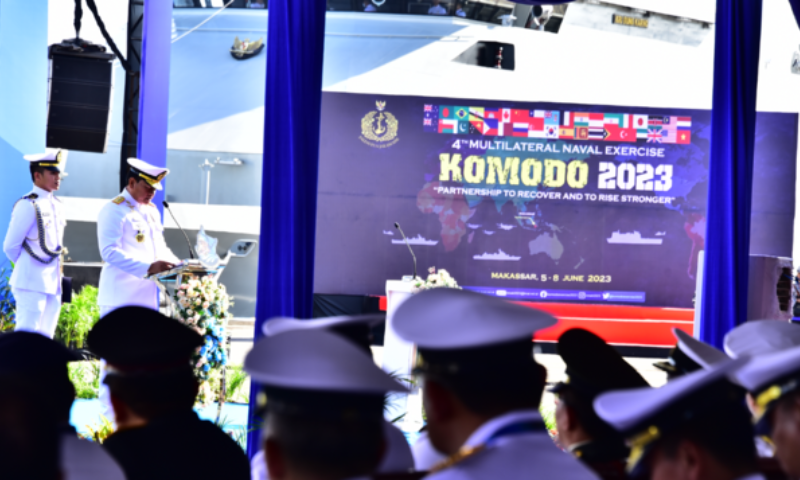 Naval Exercise Komodo Indonesia Brings Together Geopolitical Rivals US and China Amid Geopolitical Tension