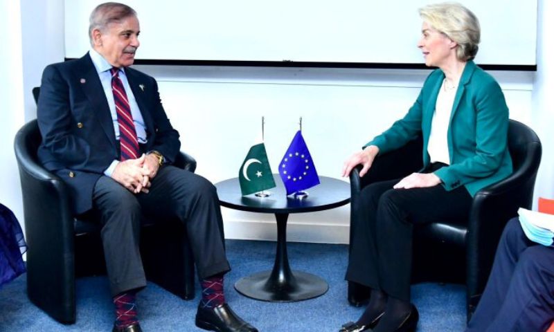 PM, Shehbaz, President, EU, Commission, Discuss, Bilateral, Cooperation