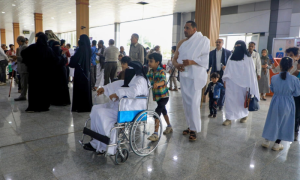 Plane Leaves Sanaa for KSA, First Since 2016