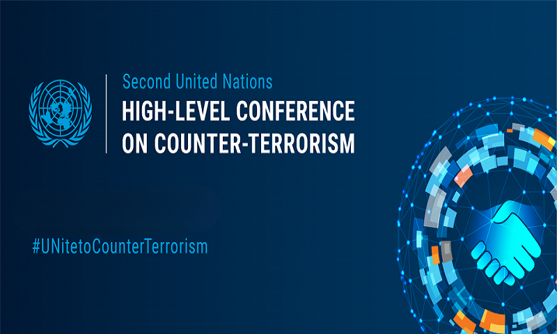 Speaking at the United Nations High-Level Conference on Counter-Terrorism is the OIC Assistant Secretary-General