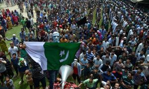 Kashmiris, Future, Pakistan, leaders, APHC, Accession to Pakistan Day, 1947