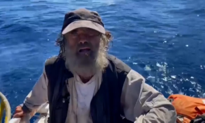 Australian Sailor, His Dog Rescued After Two Months Lost at Sea