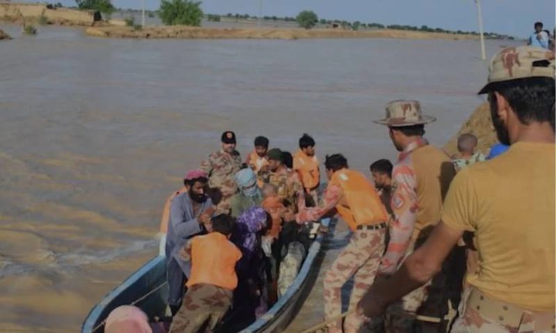 Pakistan Army, Rescue, Relief, Operations, Floot-Hit, Aears, Pakistan, Army
