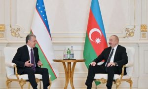 Uzbek, President, Visit, Azerbaijan, Shavkat Mirziyoyev, Ilham Aliyev