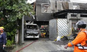 fire, building, Philippines, Manila