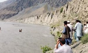 Death, Woman, life, river, Chitral, rescue, team, operation,