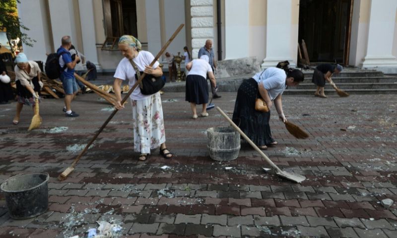 Kyiv, Russia, Drones