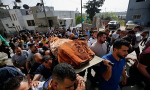 Palestinian, Israeli, West Bank, Jenin, Army, Weapons, Associated Press, Refugee Group, Political, Violence,