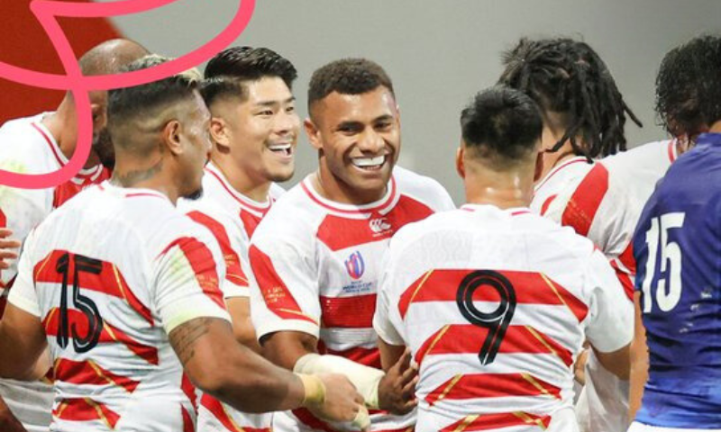 England into Rugby World Cup Next Stage as Japan Thrash Samoa