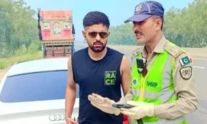Pakistan Captain Babar Azam Fined for Traffic Violation