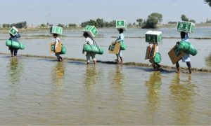 Humanitarian Aid, KSrelief, Shelter Bags, Pakistan, Kasur, Punjab, Flood Victims
