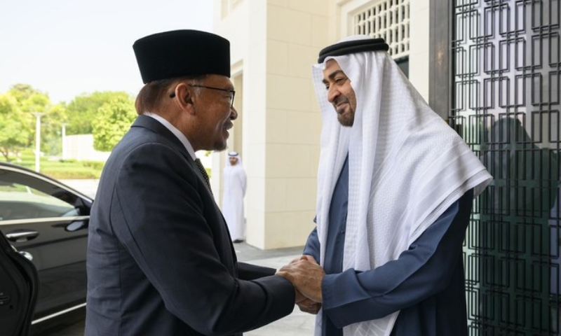 Malaysian Prime Minister Visits UAE for Free Trade Agreement