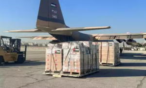 More Aid Flights Arrive in Sinai Awaiting Passage to Gaza
