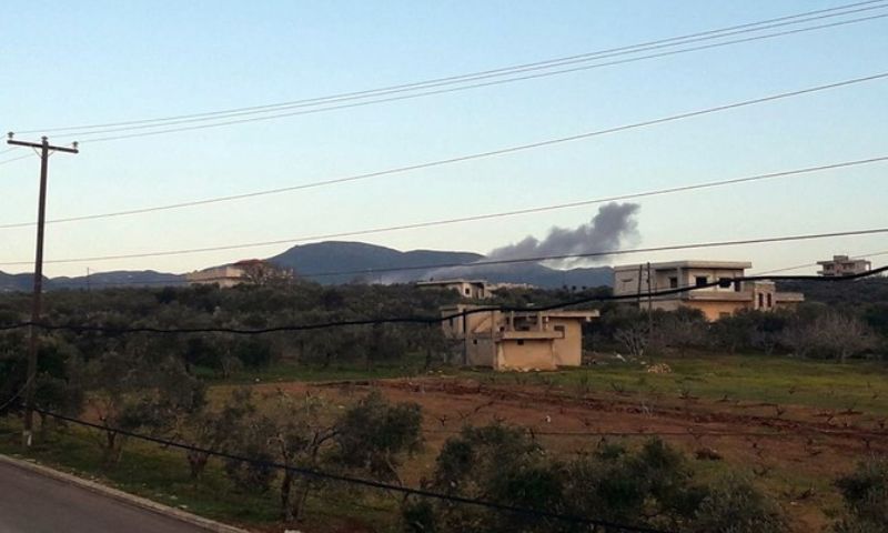 An Israeli airstrike on Syria