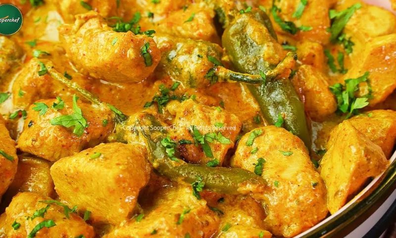 Recipe, Creamy, Smooth, Chicken, Achar, Handi