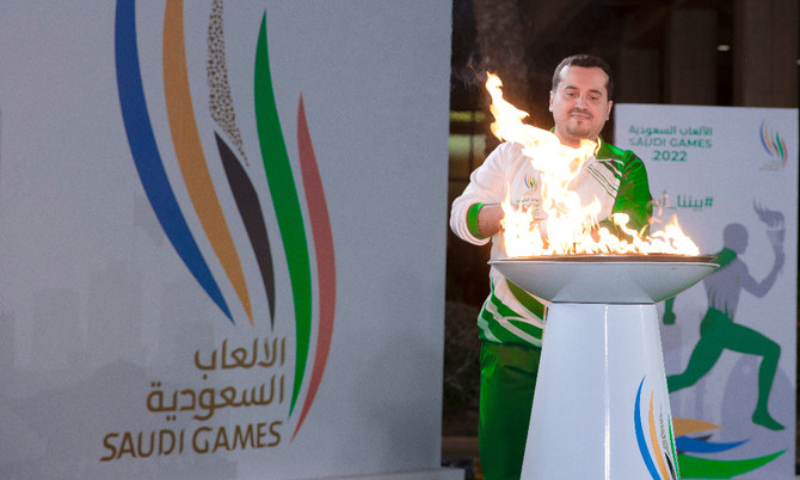 Saudi Games 2023 Torch Arrives in Madinah