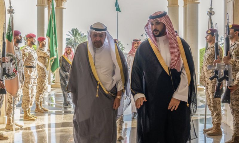 
Saudi, Prince Khalid bin Salman, Kuwait, Counterpart, Bilateral Cooperation, Crown Prince Mohammed bin Salman
