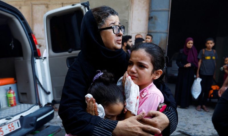 Children in Gaza, Brutal Israeli Bombing, GAZA, UN, 