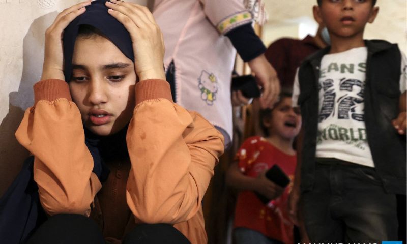 Children in Gaza, Brutal Israeli Bombing, GAZA, UN, 