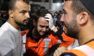 Israeli Brutal Air Raid, West Bank, Gaza, Palestinian Medical Workers,