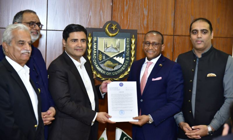 Ethiopia Ambassador, Pakistan, Jemal Beker Abdula, ICCI, Business, trade, Ethiopia, African continent
