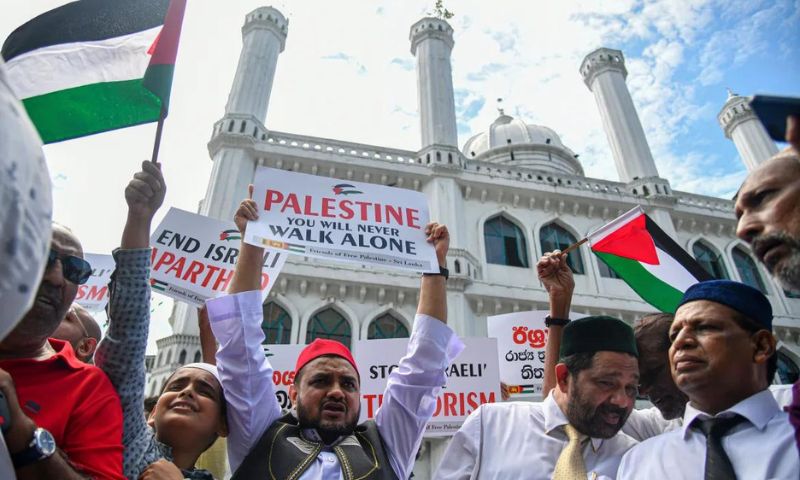 Palestinians, Gaza, Israeli, Gaza Strip, Rallies, Baghdad, Iraq, Tahrir Square, Yemen, Sanaa, US, Flags, Sri Lanka, Colombo, Malaysia, Indonesia, Barcelona, Spain, The Hague, Switzerland, Mexico