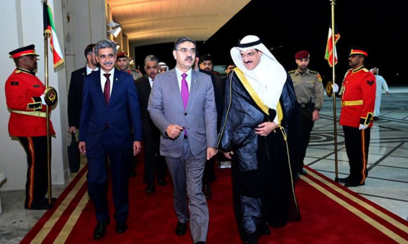 : PM Kakar, Kuwait, official visit, Pakistan, Caretaker Prime Minister Anwaar-ul-Haq Kakar,