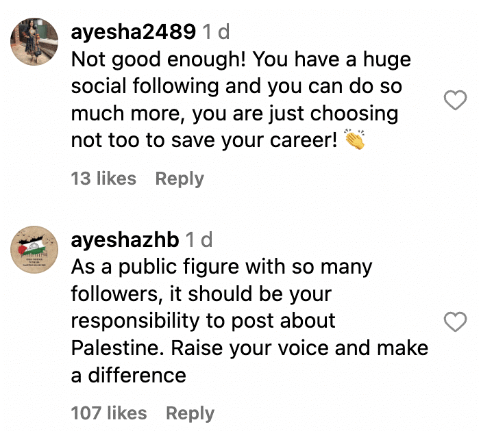 Pakistani, Actor, Ayeza Khan, Gaza, Palestinians, Israeli, Fans, Social Media, Instagram