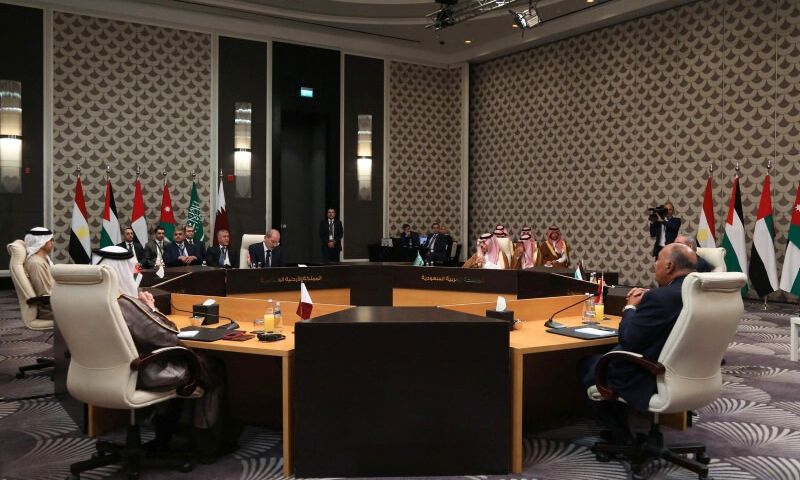 Arab, Foreign Ministers, Amman, Jordan, Gaza, Israeli, Palestinians, Egypt, Qatar, United Arab Emirates, Saudi Arabia, Hamas, Prime Minister, US, United States, Lebanon