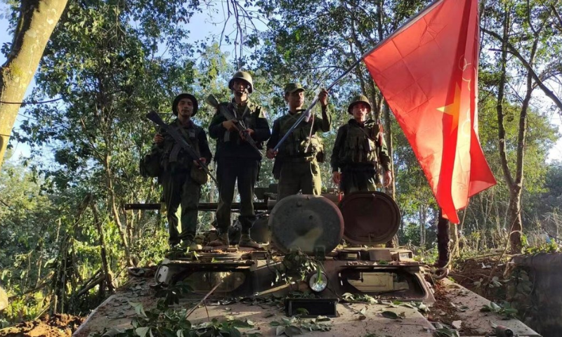 Myanmar Junta Reports Escalating Clashes with Minority Alliance Near China Border