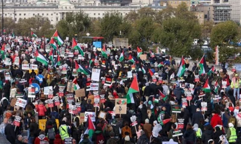 War on Gaza, Pro-Palestinian Protest in Brussels, London, Pairs, War Crimes, Genocide in Gaza