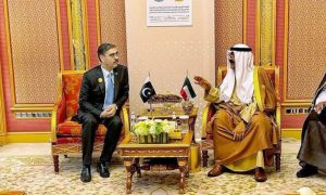 Pakistan PM, Kuwaiti Crown Prince, Gaza, RIYADH, Caretaker Prime Minister Anwaar-ul-Haq Kakar, Crown Prince of Kuwait Sheikh Meshal Al Ahmad Al Jaber Al Sabah,