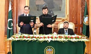 Newly-Appointed KP CM Assumes Charge